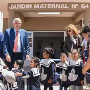 Morales inauguró en Humahuaca un jardín maternal construido con la renta de Cauchari