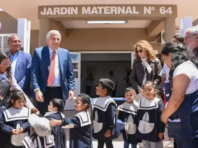 Morales inauguró un jardín maternal en Humahuaca