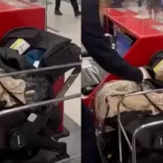 Una pareja abandonó a su bebé en el aeropuerto para no pagarle el pasaje