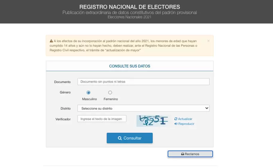 padron electoral web