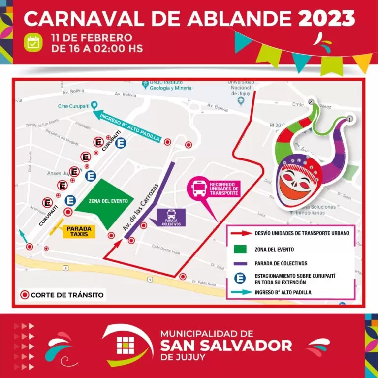 Tránsito Carnaval de Ablande