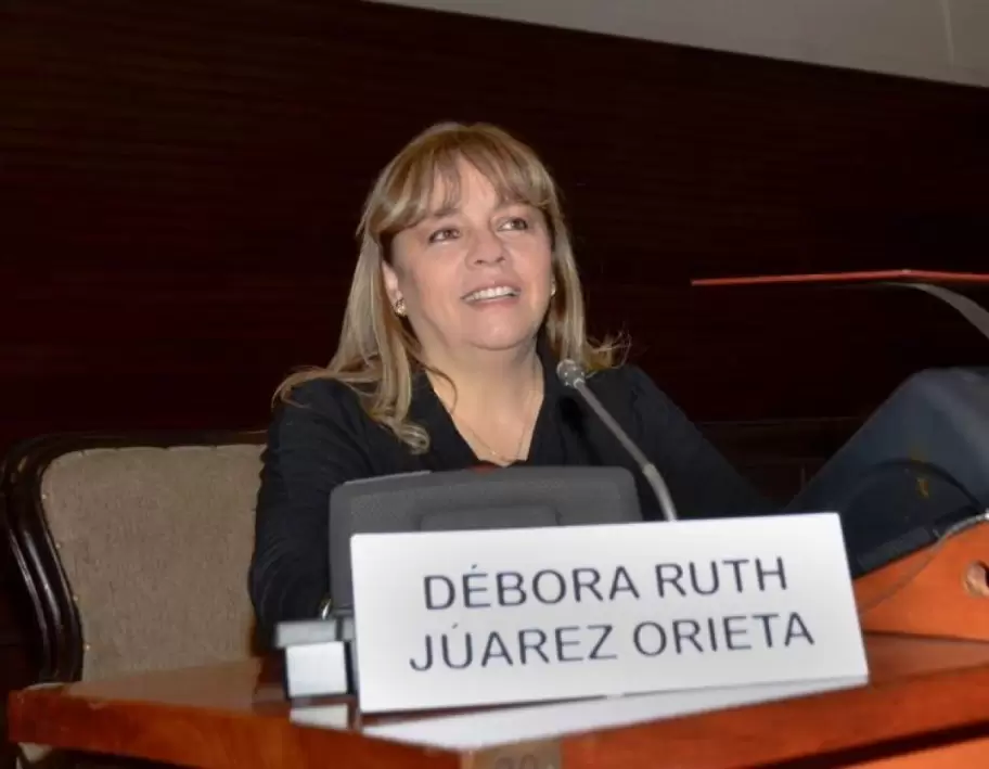 Débora Juárez Orieta en la Legislatura de Jujuy - Foto de archivo