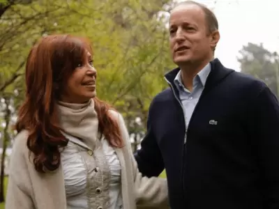 Martin Insaurralde y Cristina Kirchner