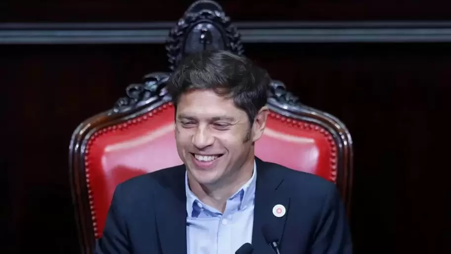 El gobernador bonaerense Axel Kicillof