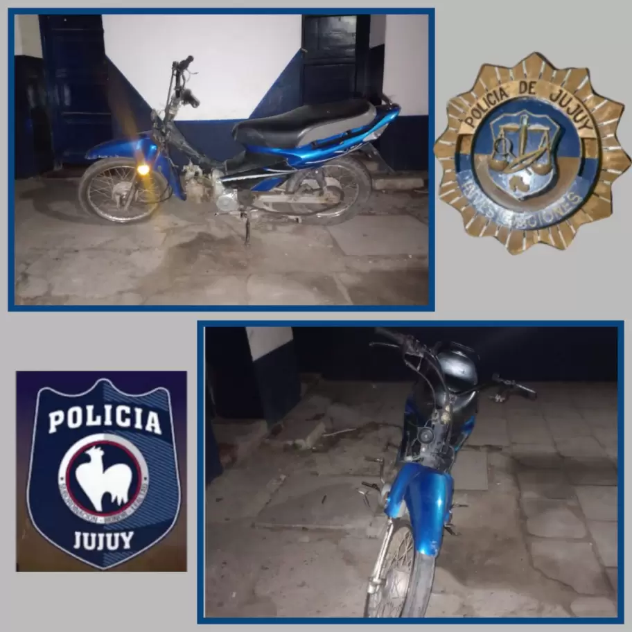 01.- brigada de san pedro recupera motocicleta robada