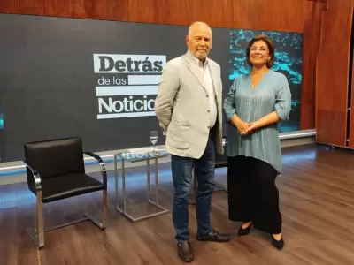 Guillermo Jenefes y Claudia Figueroa, en Detrás de las Noticias