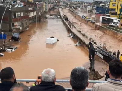 Turquía sismo inundación