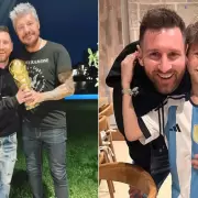 Tinelli recibió a Lionel Messi en su casa: "Sos excepcional"