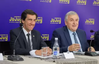 Carlos Sadir y Gerardo Morales