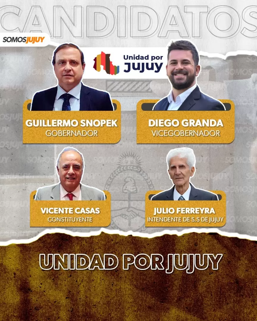 Candidatos de Unidad Por Jujuy