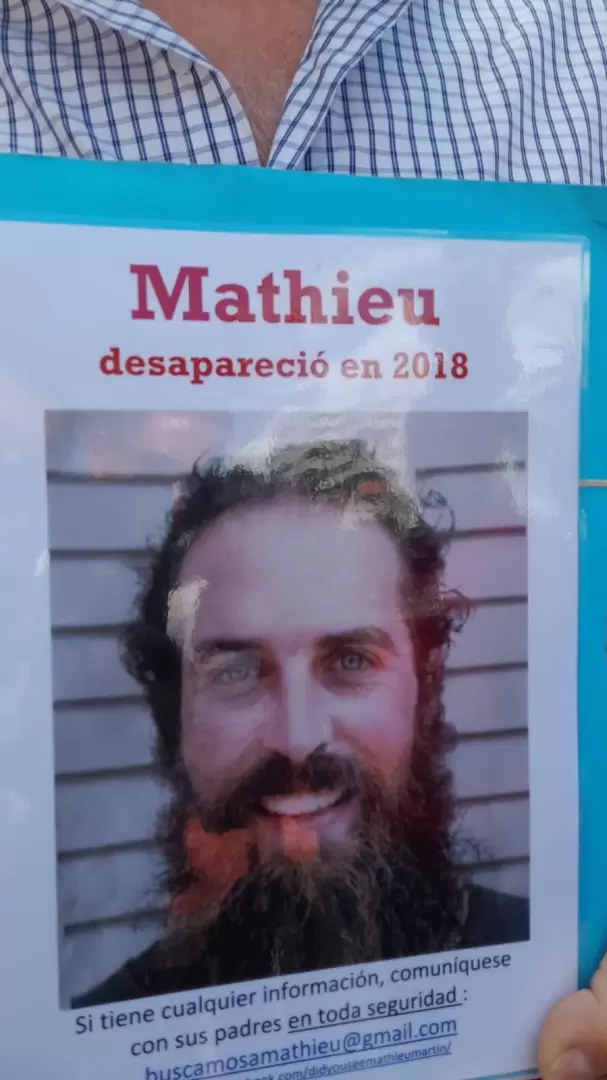 La familia de Mathieu lo sigue buscando