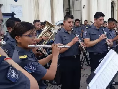 banda de musica de la policía