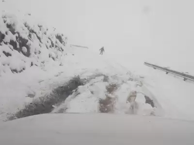Nieve en la Quebrada