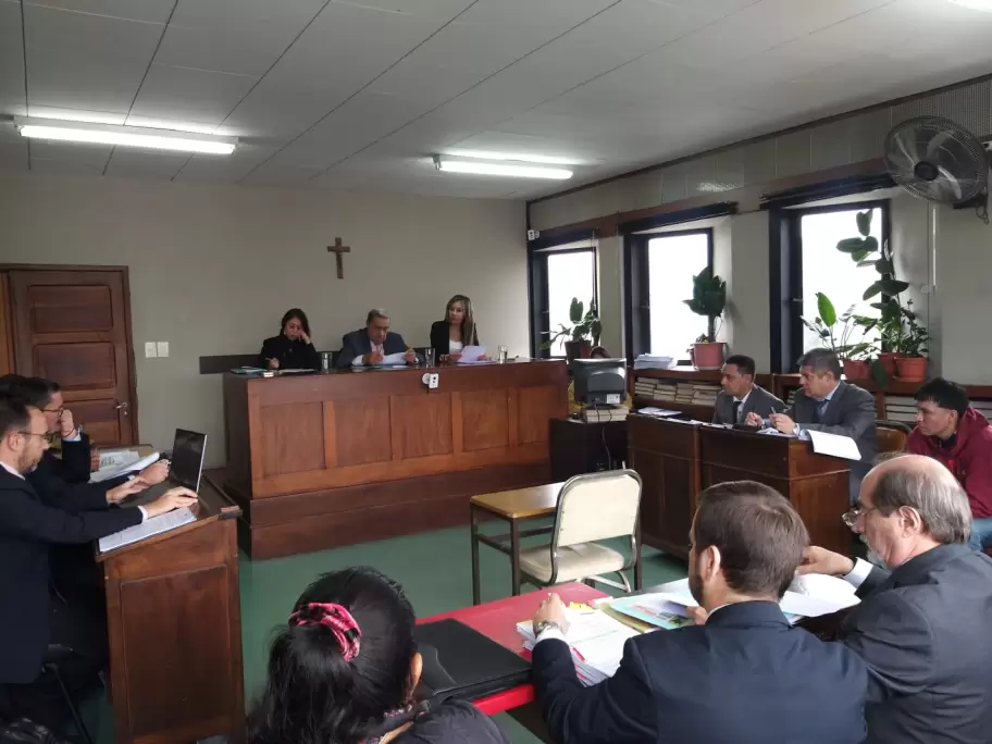 Tribunal del juicio de Yonathan Vázquez en Yuto
