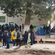 Alumnos de la Técnica de Maimará realizaron una protesta y reclamaron mejores condiciones edilicias