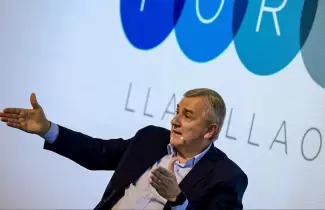 Morales en el foro Llao Llao