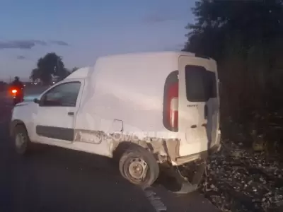 camioneta chocada