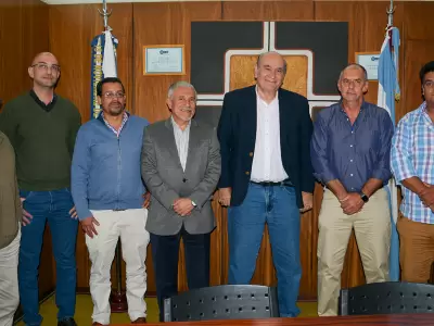 Rubén Rivarola con la Unión Empresarios de Jujuy