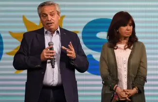 Alberto Fernndez y Cristina Fernndez