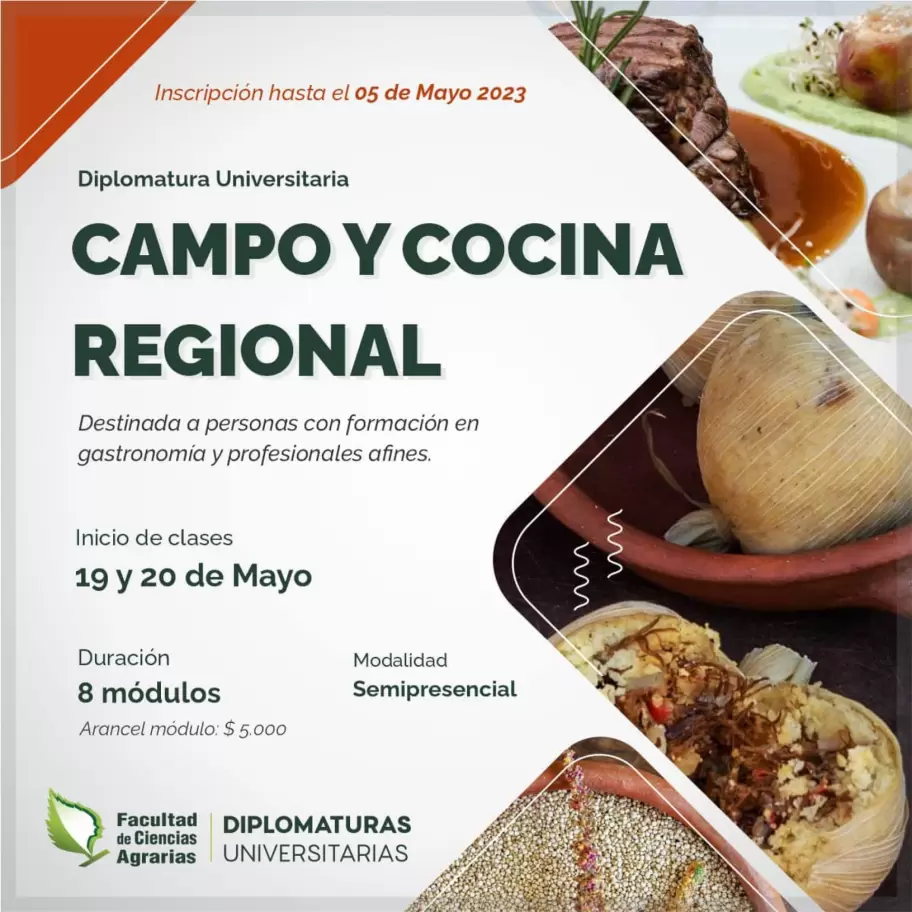 Diplomatura Campo y Cocina Regional Unju