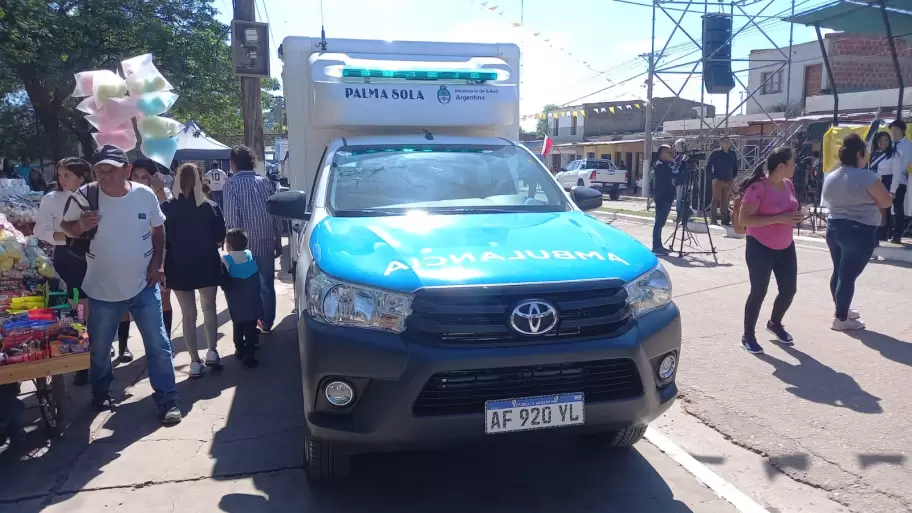 Ambulancia donada por el Ministerio de Salud de la Nacin
