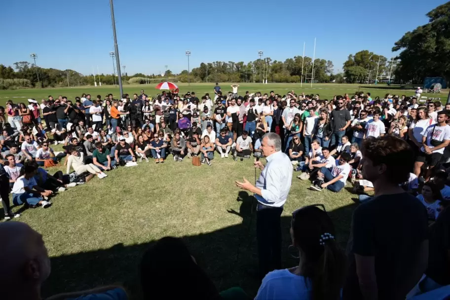 Morales en el Encuentro de Juventudes