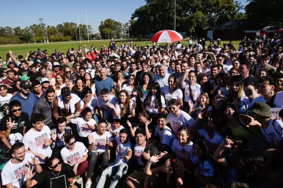 Morales en el Encuentro de Juventudes