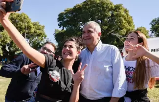 Morales en el Encuentro de Juventudes