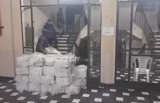 votos en el centro de c�mputos
