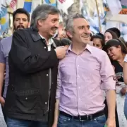 Andrs Cuervo Larroque y Mximo Kirchner