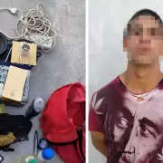 Barrio Mariano Moreno: sorprendieron a un sujeto con elementos robados y quedó alojado en la comisaría