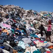 El basural de ropa nueva de Chile es tan grande que puede ser visto desde el espacio