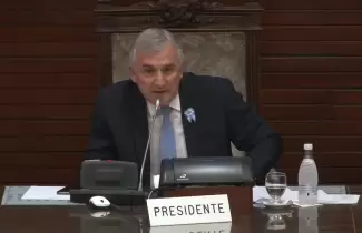 Gerardo Morales en la Convencin Constituyente