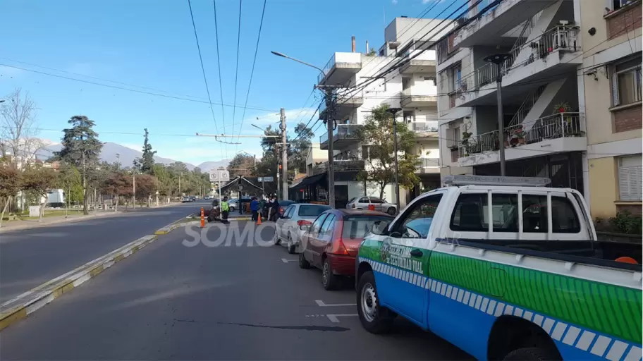 Accidente de tránsito en avenida Córdoba