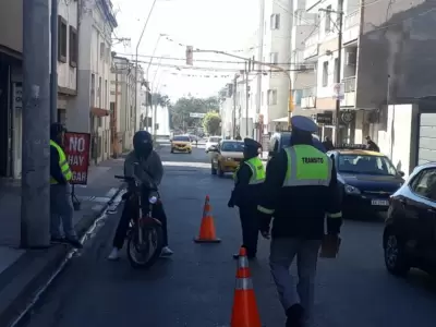 Control de motos en San Salvador