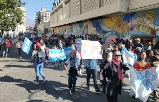 Marcha docente en Jujuy