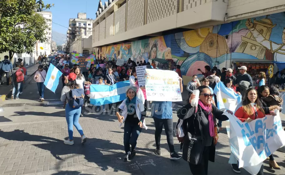 Marcha docente en Jujuy