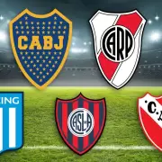 Fecha 20 de la Liga Profesional: conocé cuándo juegan los cinco grandes del fútbol argentino