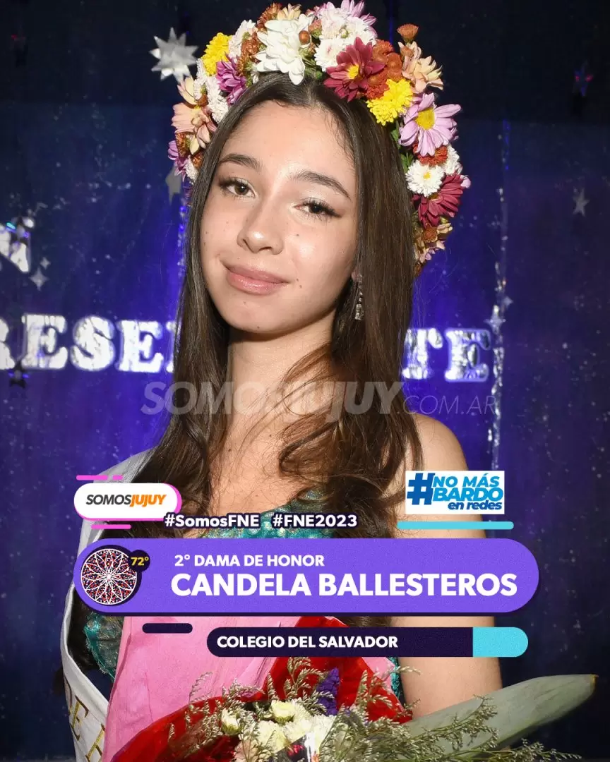 segunda dama de honor colegio del salvador