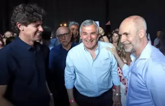 Lousteau, Morales y Larreta