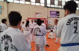 clase de taekwondo