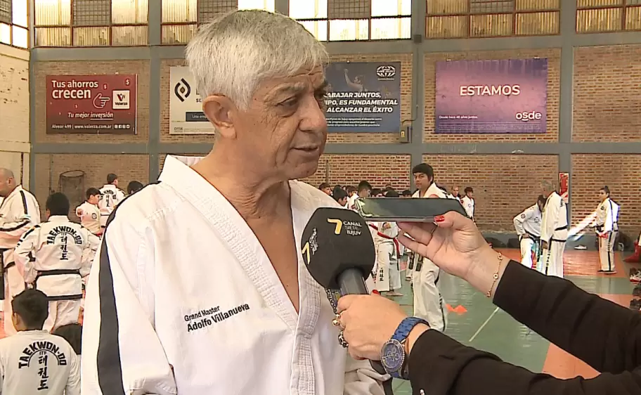 Adolfo Villanueva, presidente de la Federacin Argentina de Asociaciones de Taekwondo (FAAT)
