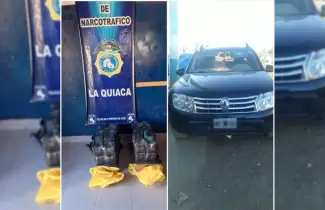 camioneta y coca secuestrada