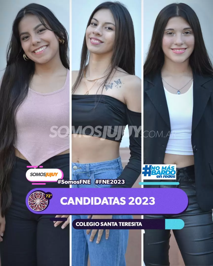 candidatas del colegio santa teresita