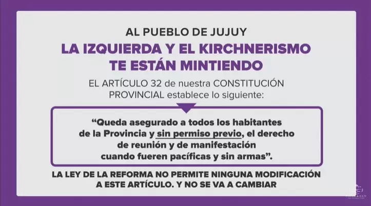 Artculo 32 de la Constitucin de Jujuy