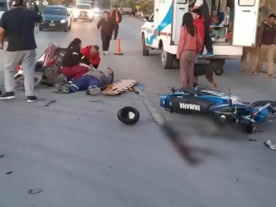 accidente en Aguas Calientes