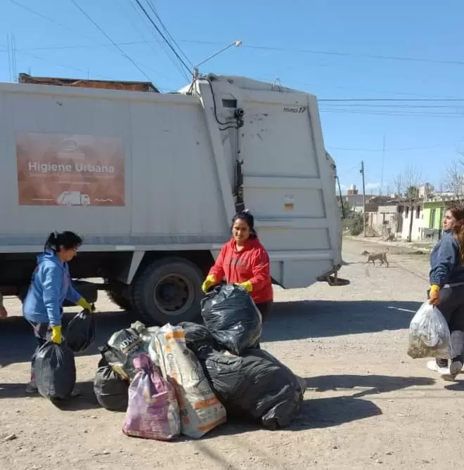 Recoleccin de residuos en Alto Comedero - paro