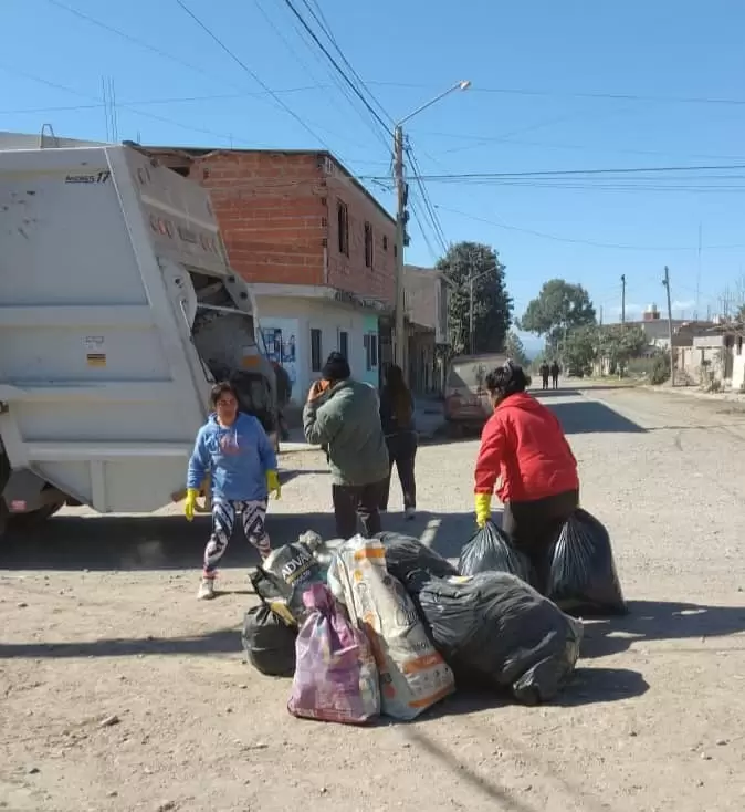 Recoleccin de residuos en Alto Comedero - paro