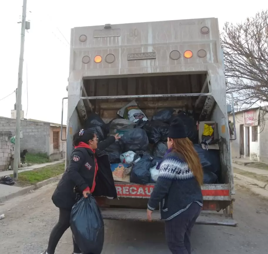 Recoleccin de residuos en Alto Comedero - paro