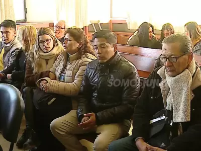 Familia de Jos Mara Villafae durante el juicio